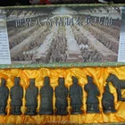Chinese clay warriors 7cm 9 set terracotta warriors souvenir