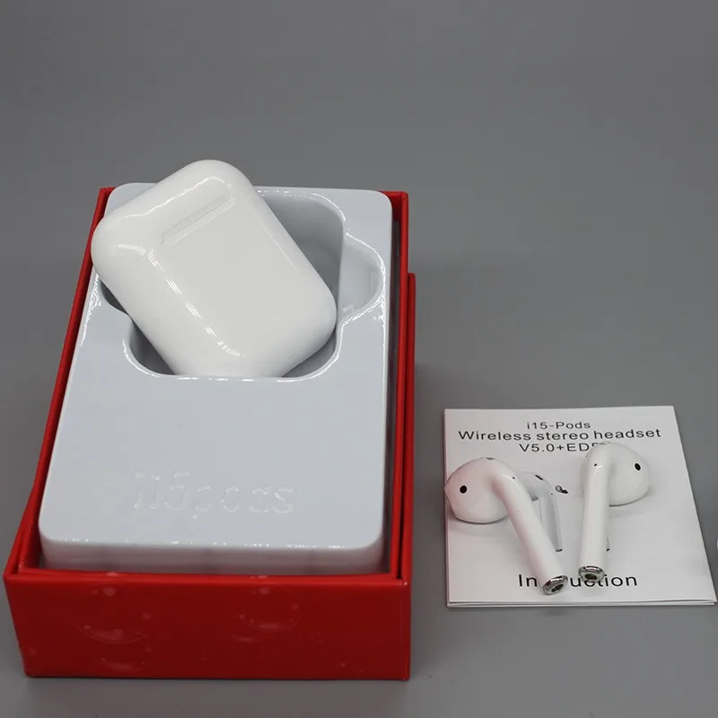 i15pods TWS True Headphones Wireless Stereo Earbuds Wireless Earphone i15pods TWS for iPhone - ANKUX.COM