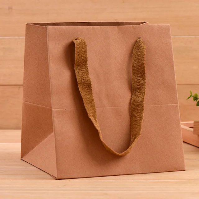 paper gift bags with handle for jars,hand bag for food takeout
