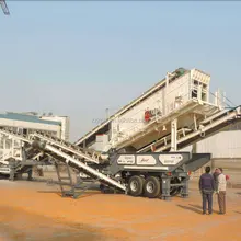 40TPH Mobile Screening Plant/Vibrating Screen For Sale
