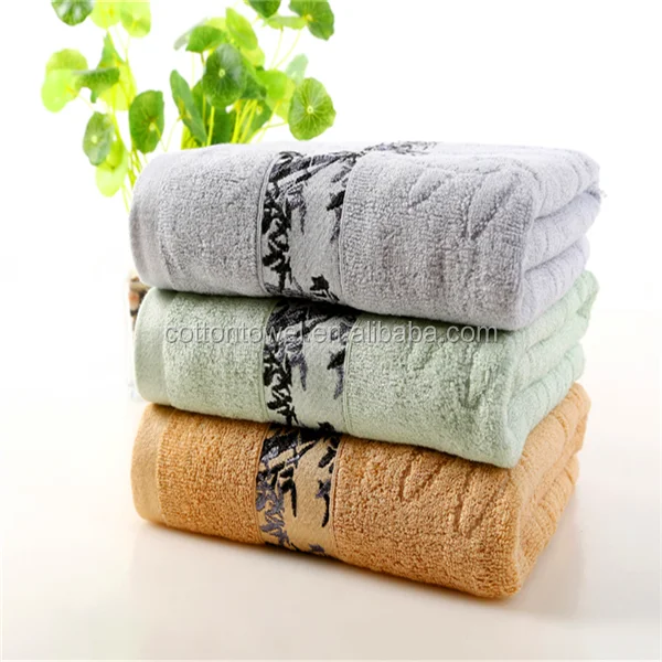 bamboo cotton towels pictures