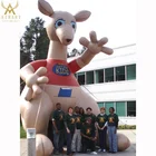 Outdoor advertising inflatable balloon, inflatable kangaroo model for sale