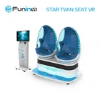 Latest High-end 360 Degree Interactive 9D VR simulator experience Virtual Reality egg Cinema 9d equipment system