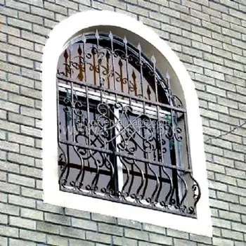 The Simple New Designs Decorative Iron Window Guard View