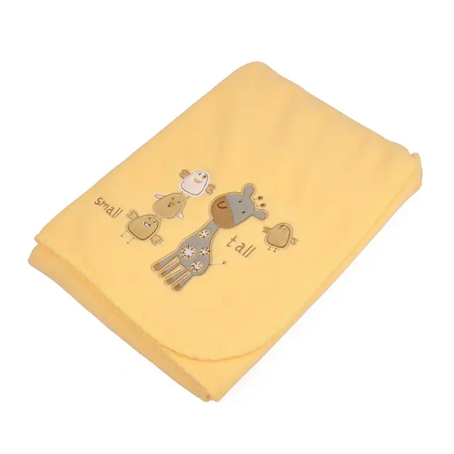 new design yellow children christmas gift dog fleece blanket