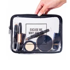 Promotional Customized Pouch Clear Pvc Gift Makeup Bag For Cosmetics