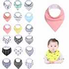 Sandro Wholesale Waterproof Triangle Organic Bandana Baby Bibs