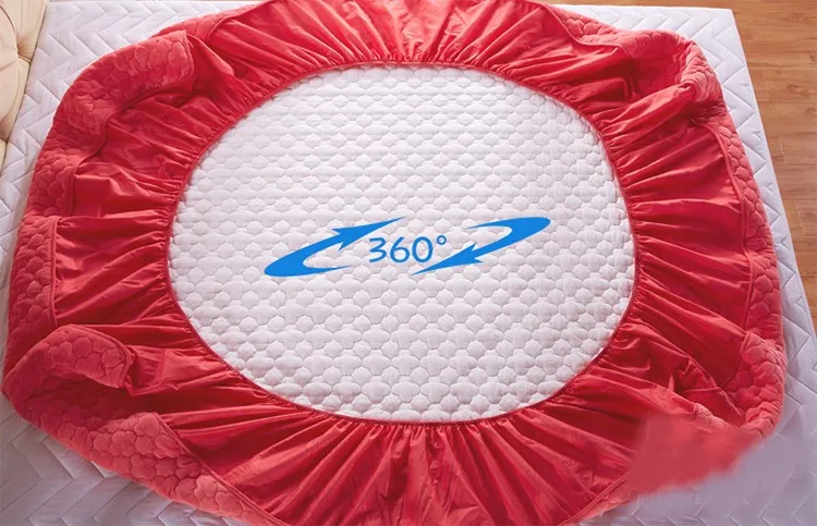 100% microfiber coral velvet waterproof mattress protector - Jozy Mattress | Jozy.net