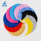 Plain Silicone Swimming Cap Swim Cap Swimming Hat With Customized Logo Printed