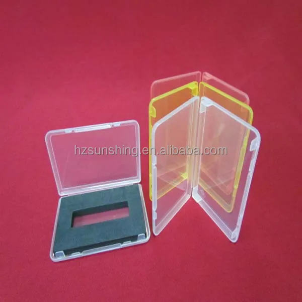 professional gift color plastic pp hard cards box
