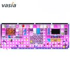 Candy theme kids playground equipment indoor