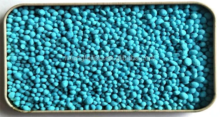 2019 new blue granule npk compound fertilizer with 12 12 17 2mgo