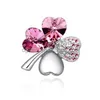 wholesaler fashion jewelry cheap custom pink brooch breastpin