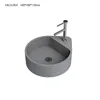 Brand new cheap price counter top white single hole ceramic indoor bathroom wash basin sizes