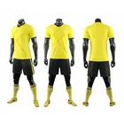 Original Blank Custom Round Collar 100% Polyester Soccer Uniform