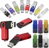 swivel/twister model 64MB to 64GB USB flash drives various colors, all customized pantone color