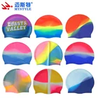 Silicone Swim Designer Caps Custom Design Swim Caps No Minimum Logo Print Swim Cap