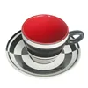 Customized ceramic coffee cup espresso with saucer