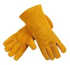 Yellow cow split leather welding Industrial Glove safety product