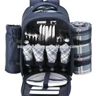 Outdoor Lunch Bag Kids Thermos Picnic Backpack With Cooler Compartment
