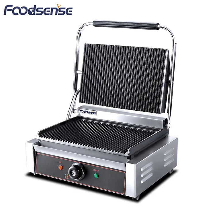 Restaurant electric commercial sandwich machine maker contact panini grill