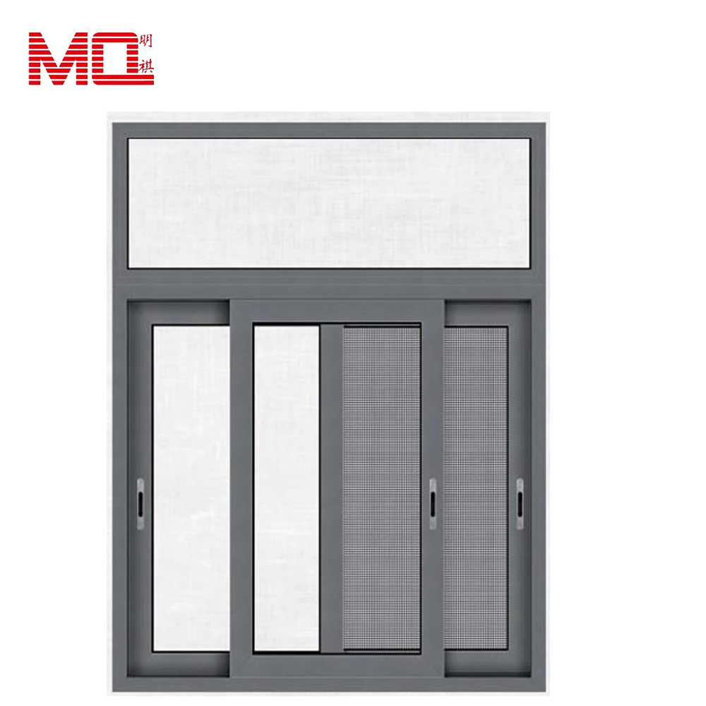 Aluminum Profile Sliding Windows With Mosquito Net Buy Sliding Windows Aluminium Frame Sliding Glass Window Small Sliding Windows Product On