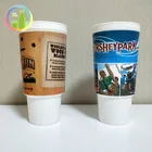 custom printed plastic cup color plastic drinking cup with handle wholesale plastic cup