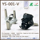 Automatic Type E/F AC power Schuko plug insert