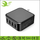 universal 4-port usb wall adapter 5v 8a 40w battery charger for Galaxy S8 S7 S6 note 8 and more devices
