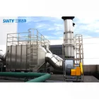 Activated carbon adsorption device exhaust gas treatment