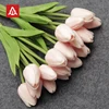 wholesale cheap artificial white tulip flower for wedding decoration