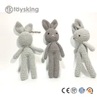 100% Handmade Amigurumi Crochet Bunny Rabbit Stuffed Toys Wholesale 22cm