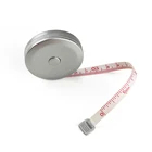 Measurement Measure Tape Meter 60'' 150CM Silver Color Meter Tape Measure Mini Retractable Measuring Tape