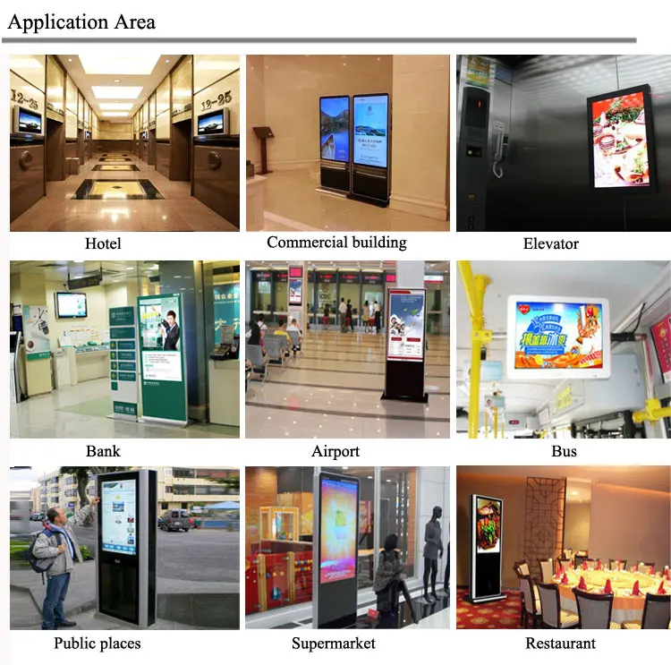 Custom Led Network 10 Inch Wall-mounted Digital Signage