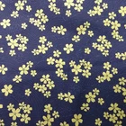Hot Sale 100% Silk 3D Flower Cotton Fabric For Shirt
