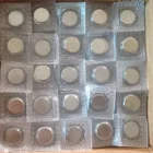 new arrival D15x2 snap magnet button with plastic cover
