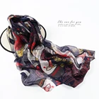 rhinestone hijab scarf silk digital print shawls for women pashmina