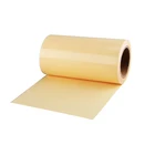 China factory double silicone coated yellow kraft paper cheap price