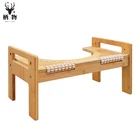 Adjustable Bamboo Toilet Squatting Stool Bathroom Anti-Slip Step Stool For Kids