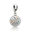 There Are So Many Beautiful Reasons to Be HAPPY Sterling Enamel Dangle Bracelet Charm