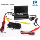 Reversing System 4.3 inch folding car monitor touch screen auto back camera with parking line