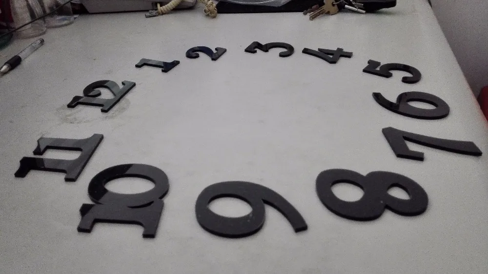 laser cut acrylic letters and numbers