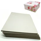Hard stiff uncoated gray paper board 5mm thick cardboard sheets