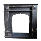 French style Vintage FSC Wood fireplace mantel