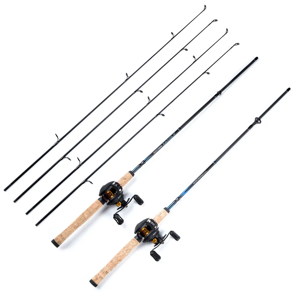 Catch.U 1.8M Casting Spinning Fishing Rod,  River Spinning Fishing Rods 2 Tips Casting Rod (3)