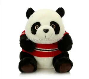 sale panda teddy bear plush/plush panda toy/cute panda plush 