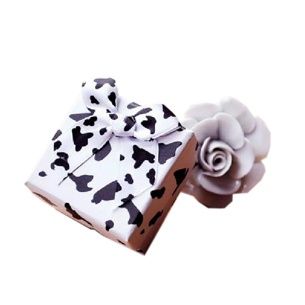 custom logo for paper ring gift box jewelry packaging box