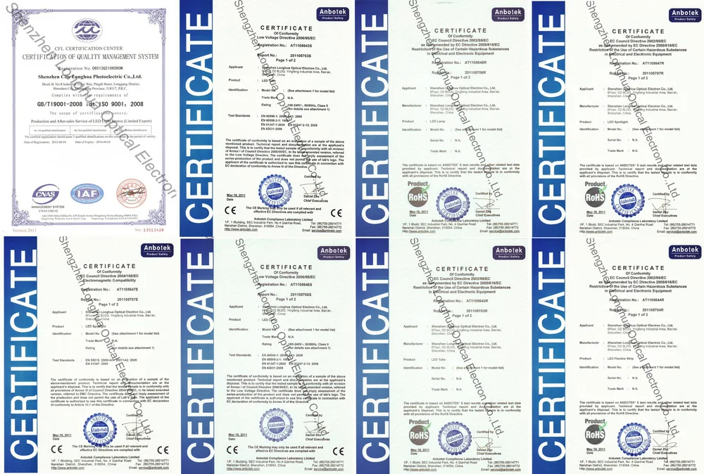 Longhua LED Certificates.jpg