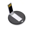Thin Round custom usb flash card 16 gb memory stick business card
