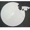 20*20cm DIY Custom round Sublimation Puzzle Blanks Photo Frame Jigsaw Puzzle 40 small pieces